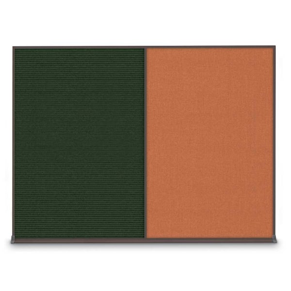 Double Door Radius Plus Corkboard, 60"X